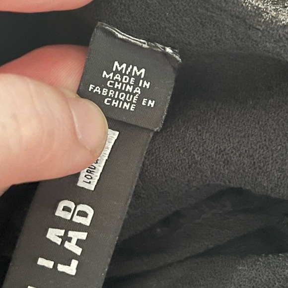 Lord and Taylor Design Lab black embroidered boho mumu dress - Picture 4 of 6